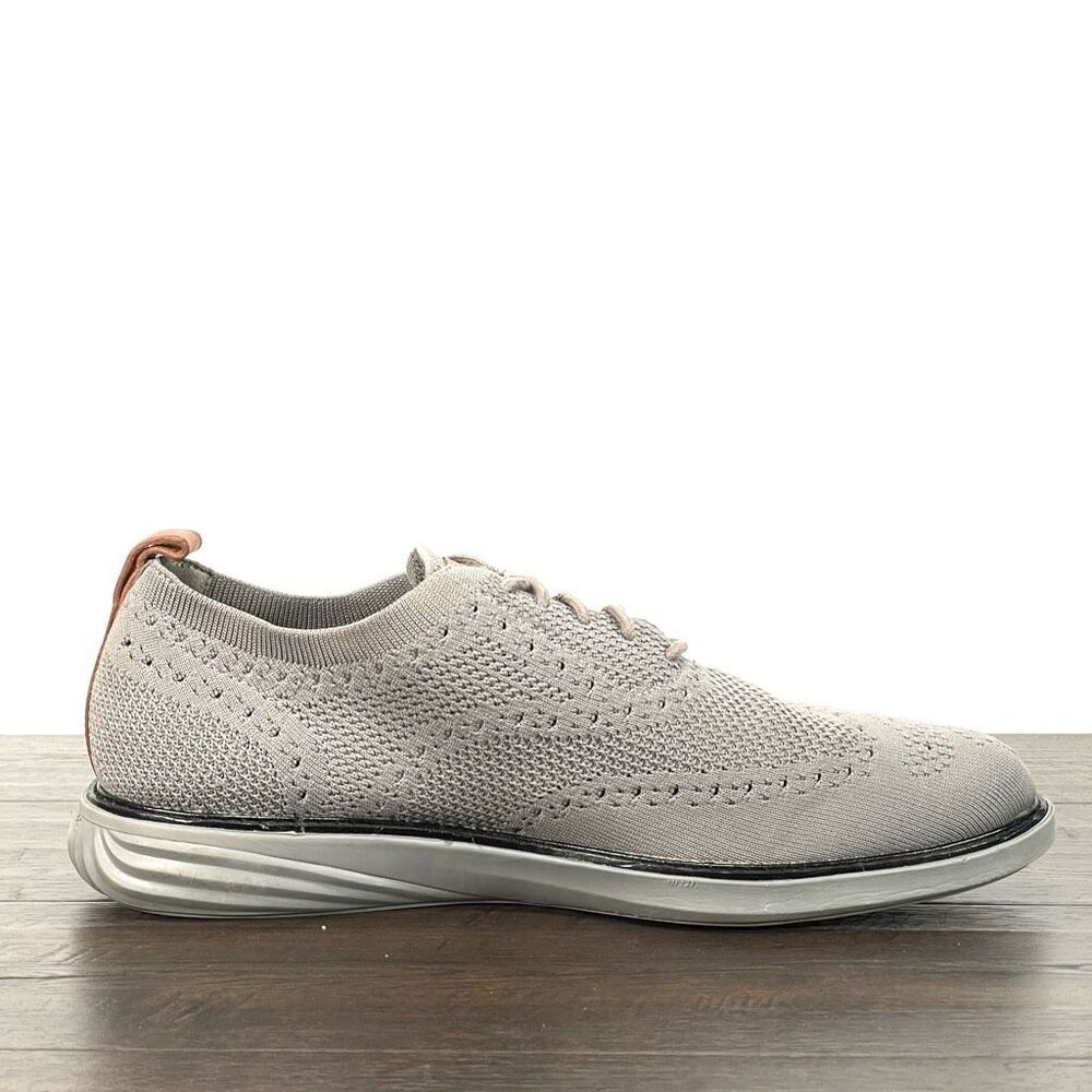 Cole Haan Grandevolution Mens 10.5 Grey Stitchlite Oxford Derbys - Picture 2 of 11